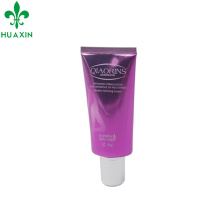 Tubo plástico cosmético del color púrpura 50g que adelgaza el empaquetado del tubo poner crema
